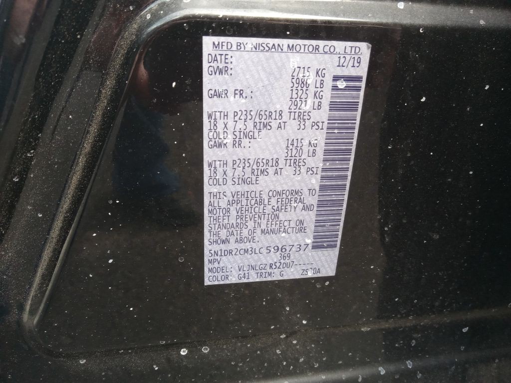 2020 Nissan Pathfinder Image 10