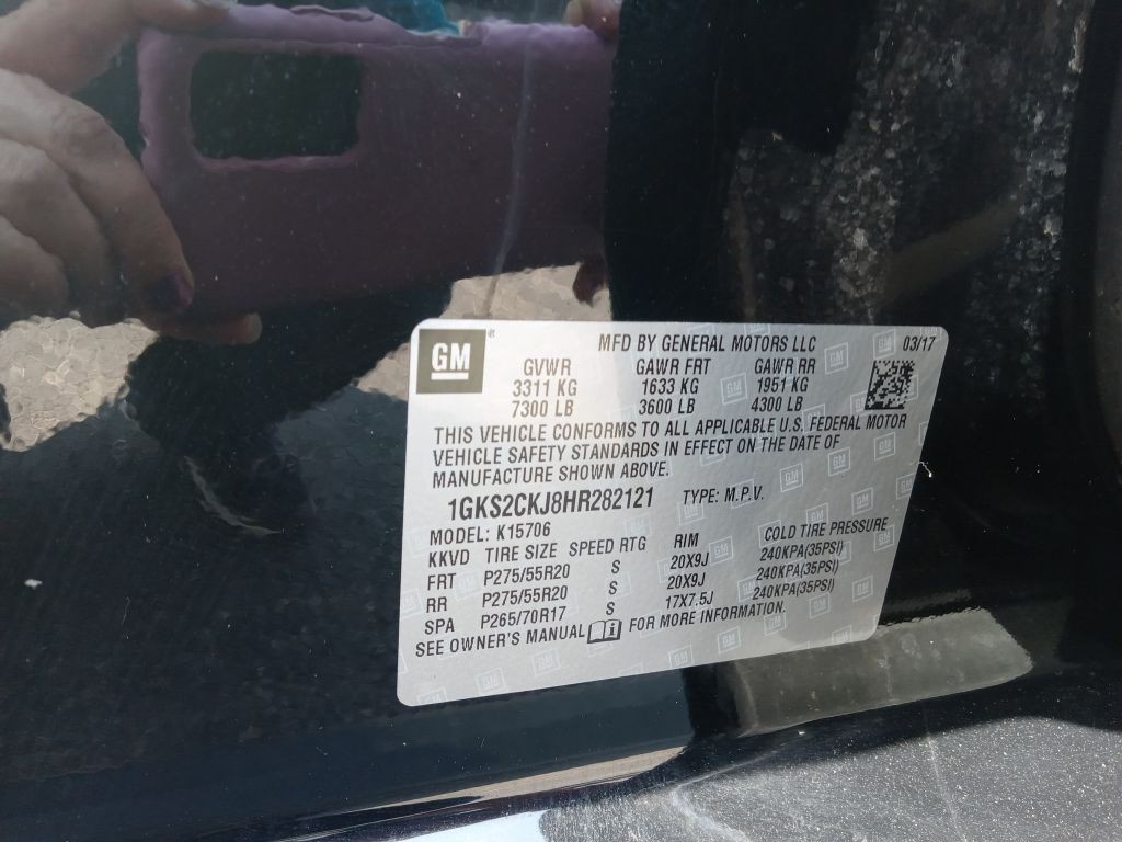 2017 GMC Yukon Image 10