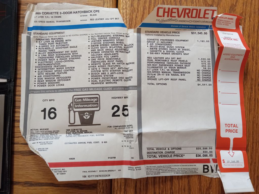 1989 Chevrolet Corvette Image 32