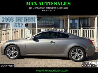Image for 2008 INFINITI G37 BASE ID: 6951710