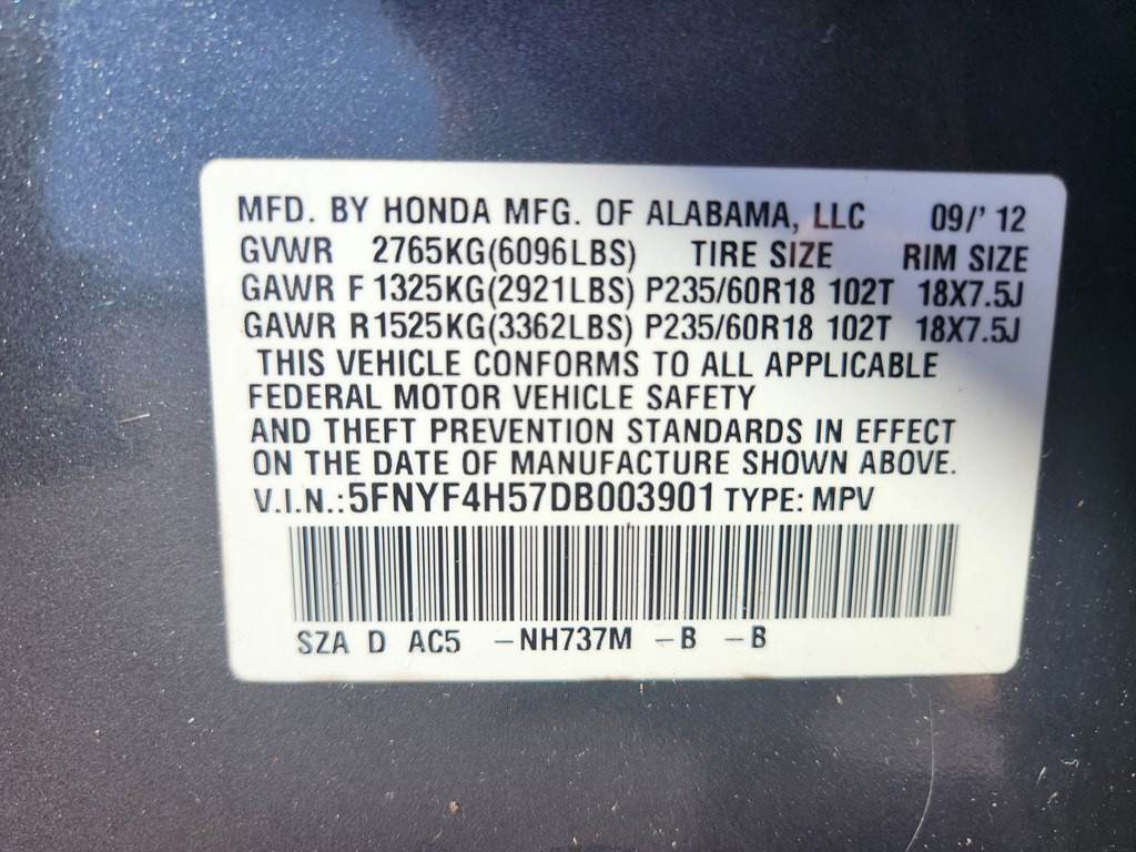 2013 Honda Pilot Image 15