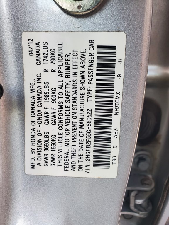 2012 Honda Civic Image 15