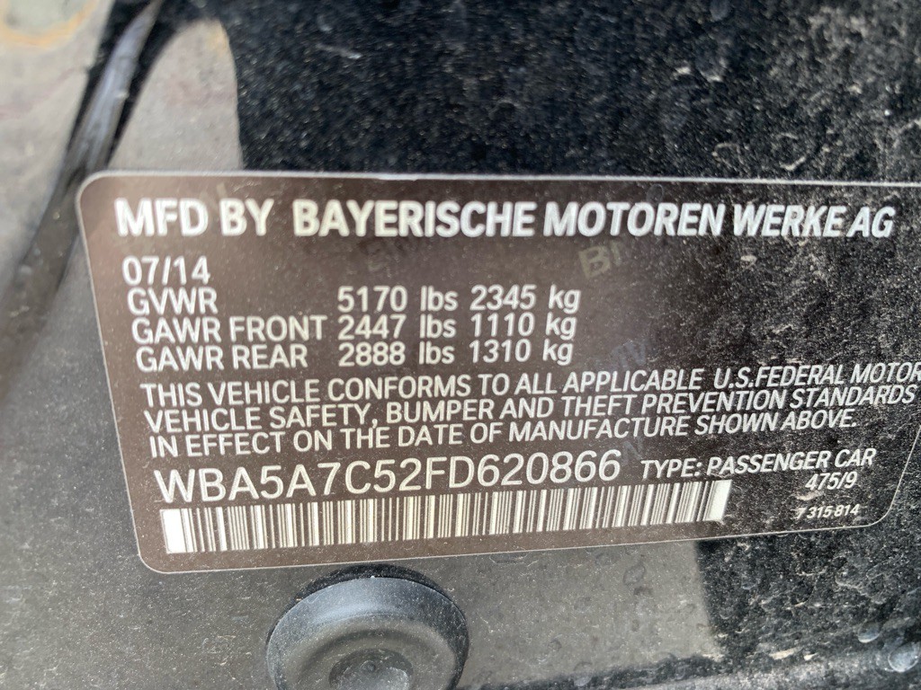 2015 BMW 5 Series Image 22