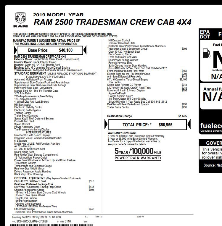 2019 RAM 2500 Image 16