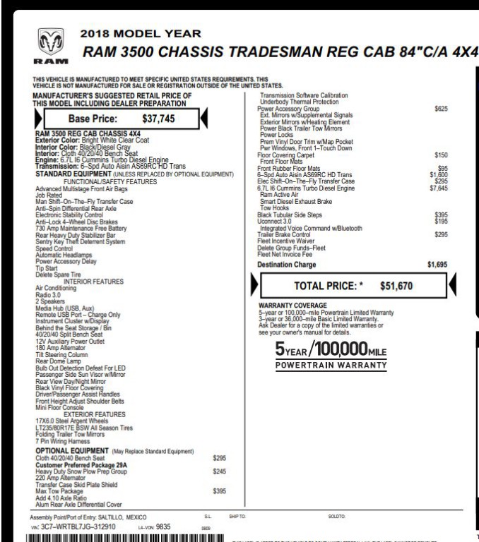 2018 RAM 3500 Image 15