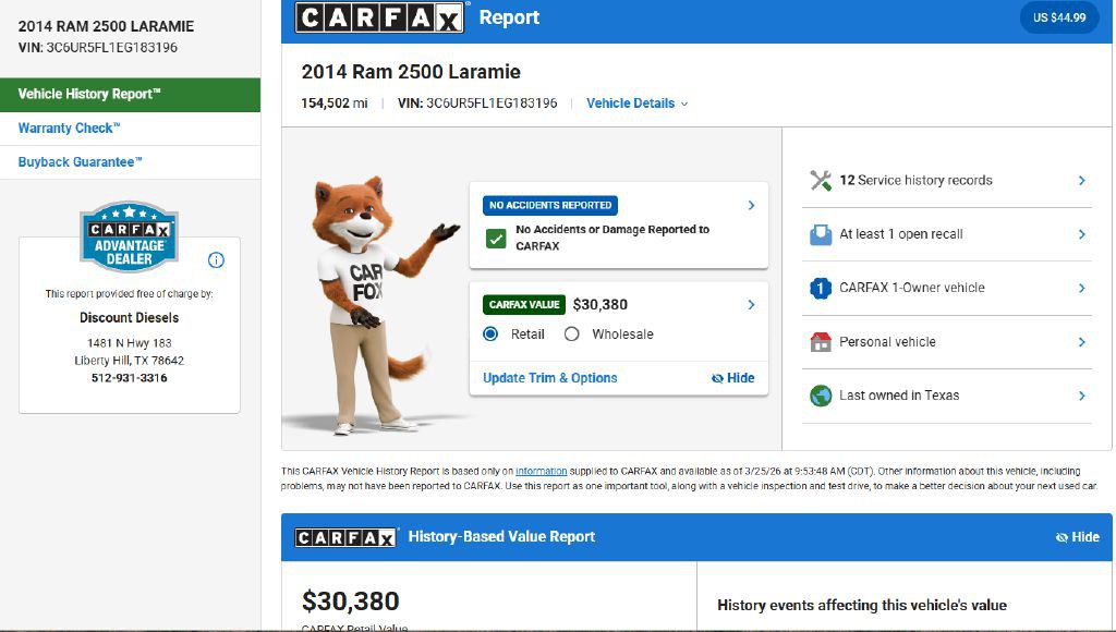 2014 RAM 2500 Image 17