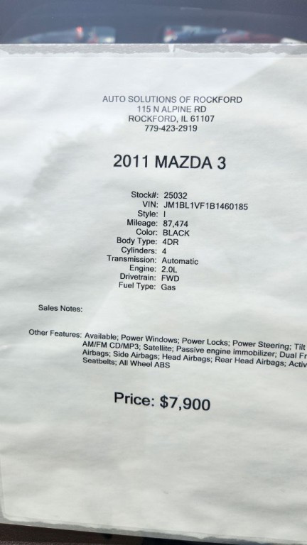 2011 Mazda Mazda3 Image 19