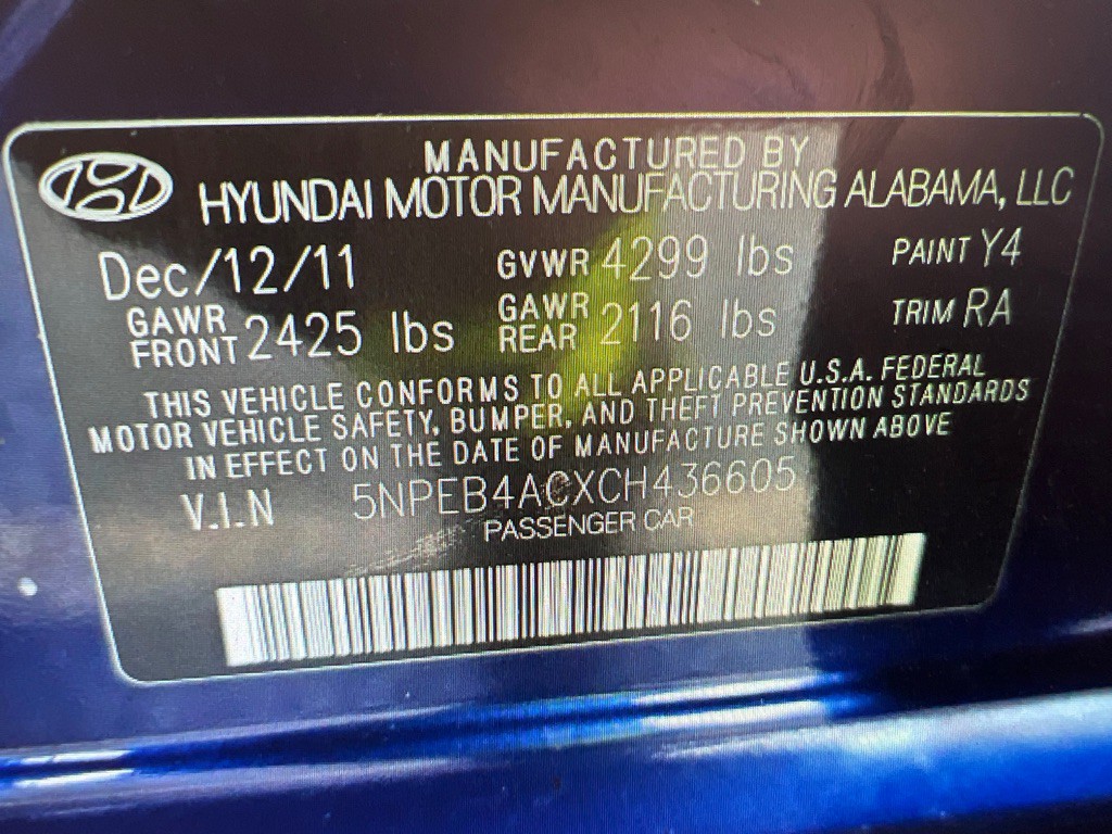 2012 Hyundai Sonata Image 7