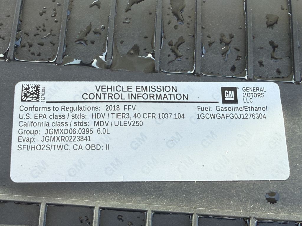 2018 Chevrolet Express Image 20