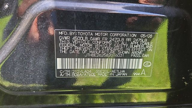 2008 Lexus IS Image 11