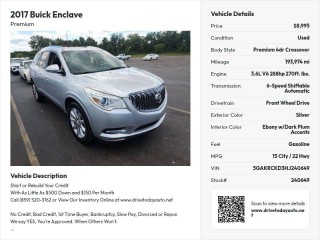 Image for 2017 Buick Enclave Premium ID: 6800851