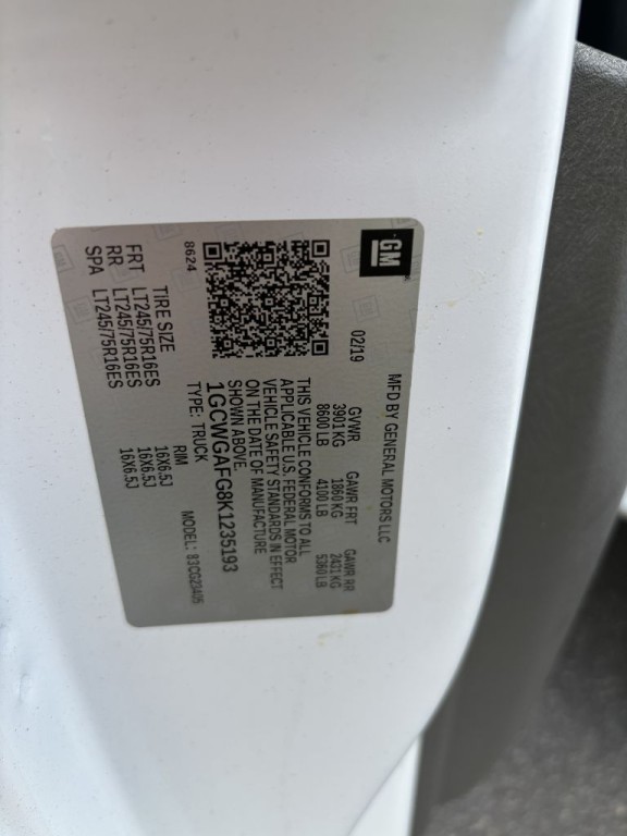 2019 Chevrolet Express Image 19