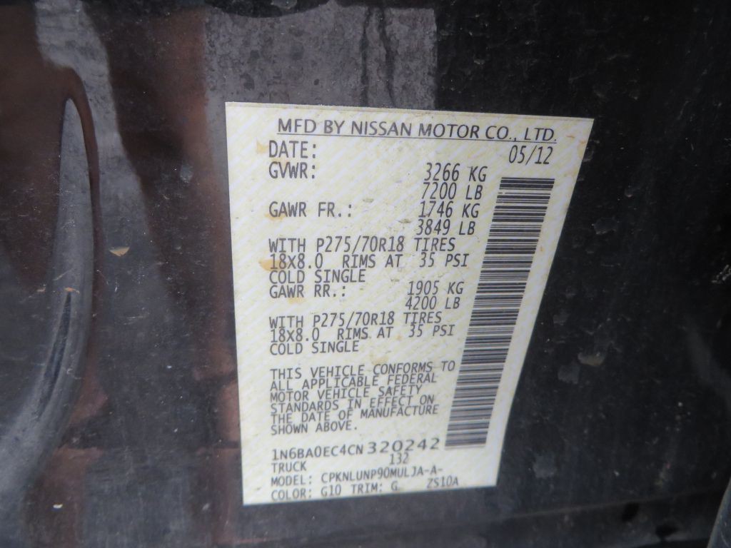 2012 Nissan Titan Image 23