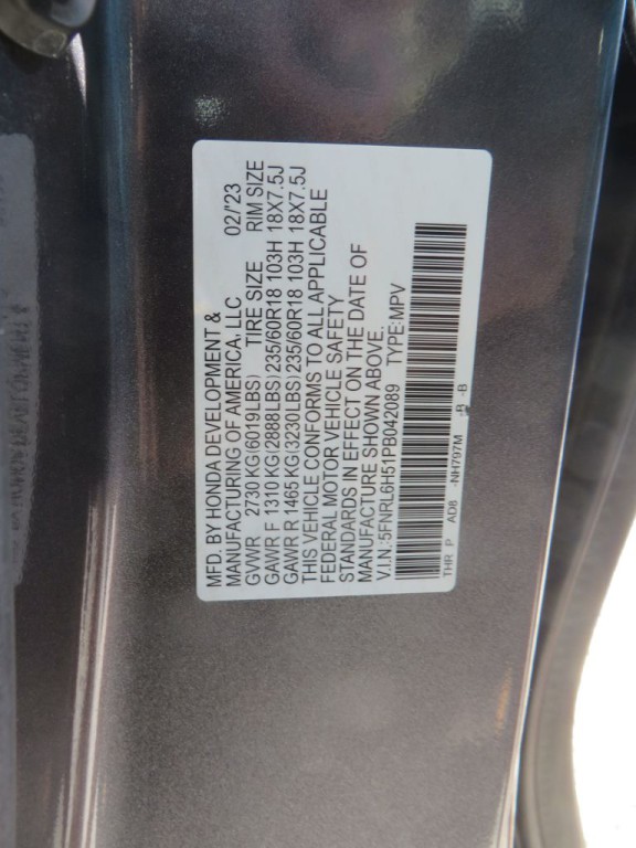 2023 Honda Odyssey Image 26