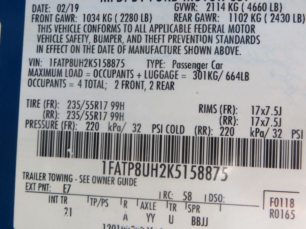 2019 Ford Mustang Image 26