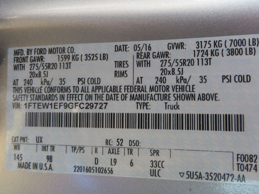 2016 Ford F-150 Image 29