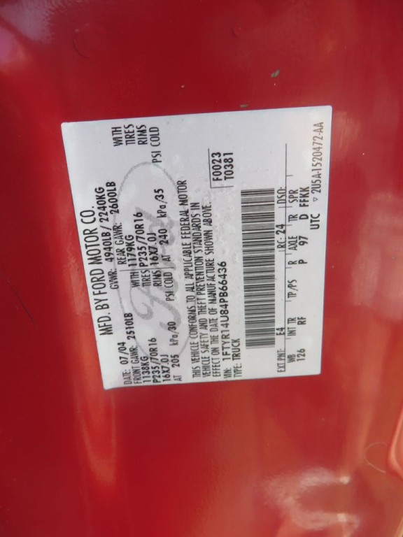 2004 Ford Ranger Image 24