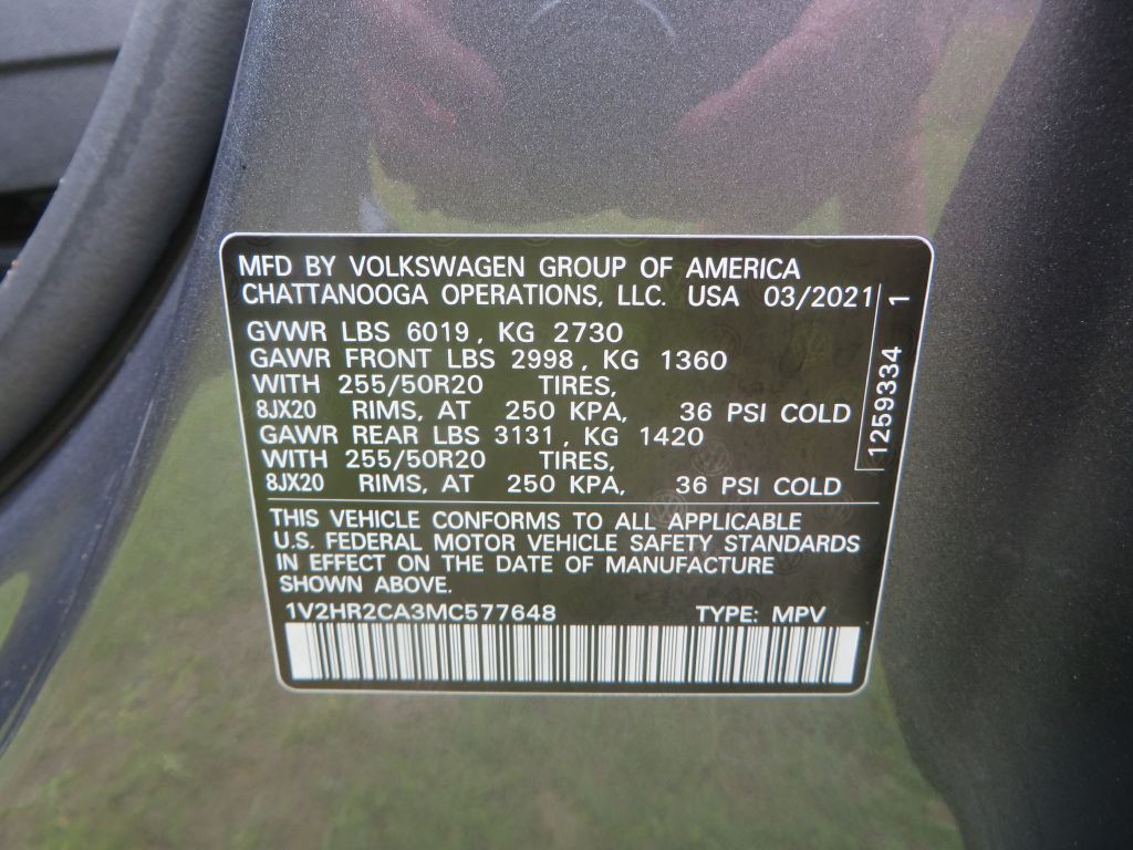 2021 Volkswagen Atlas Image 29