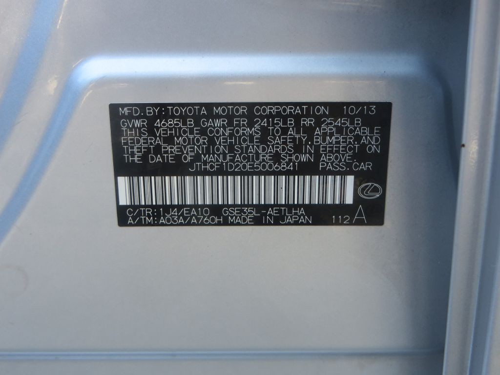2014 Lexus IS Image 30