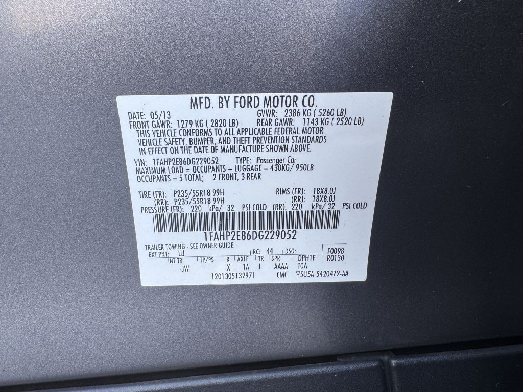 2013 Ford Taurus Image 15