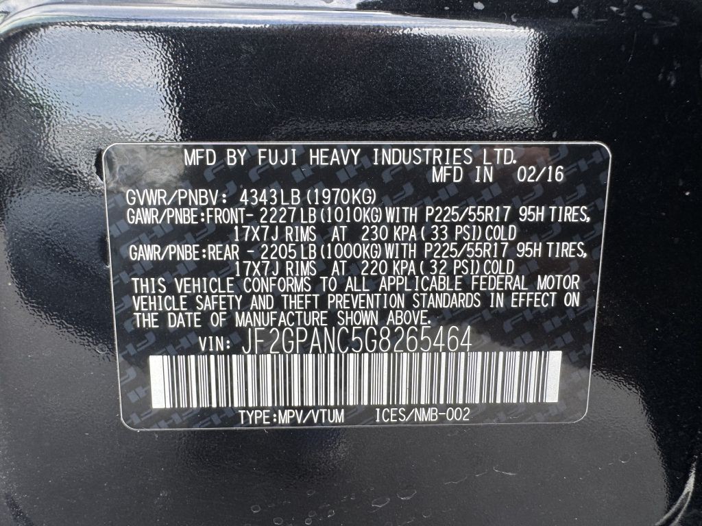 2016 Subaru Crosstrek Image 17