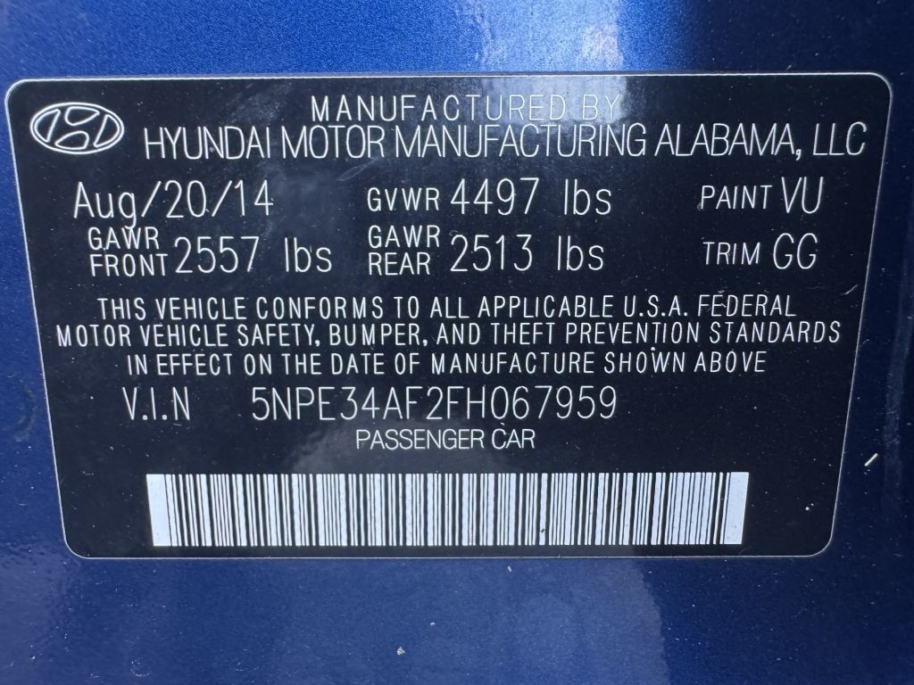 2015 Hyundai Sonata Image 15