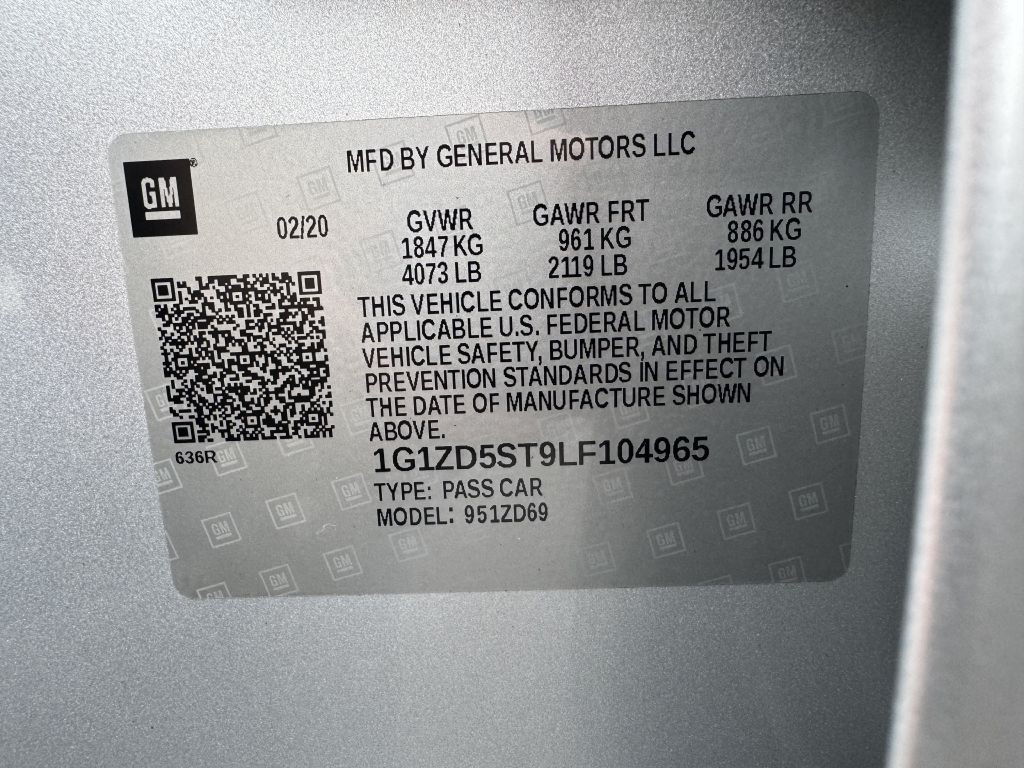 2020 Chevrolet Malibu Image 15