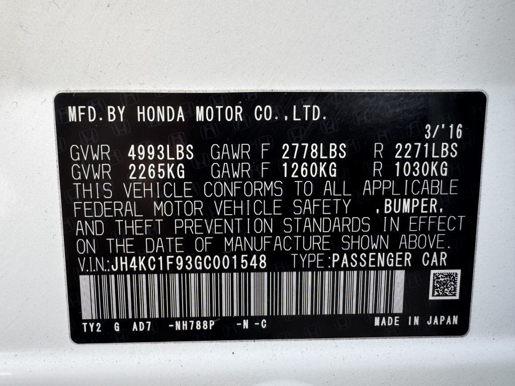 2016 Acura RLX Image 16