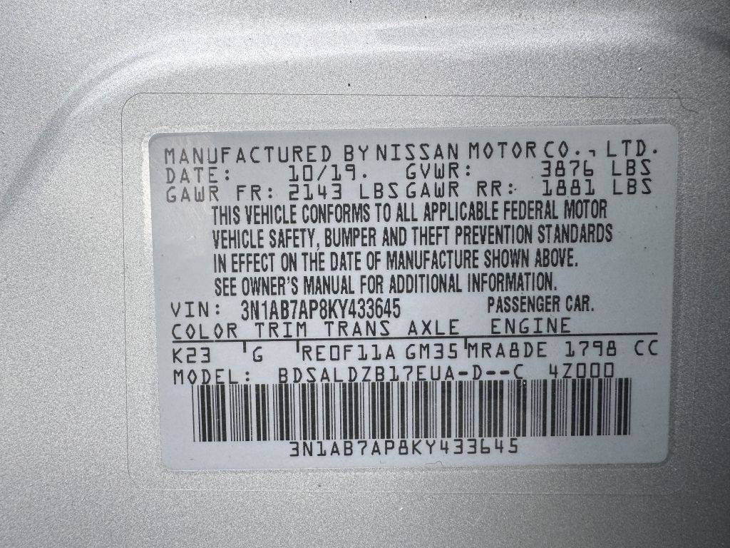 2019 Nissan Sentra Image 14