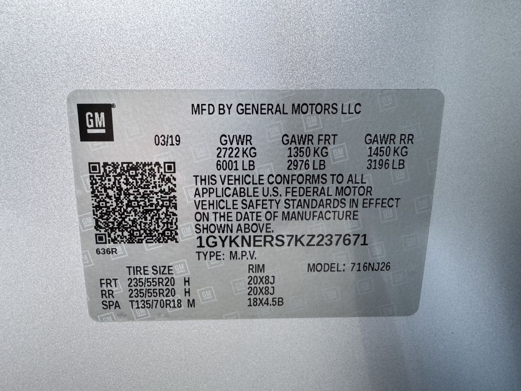 2019 Cadillac XT5 Image 16