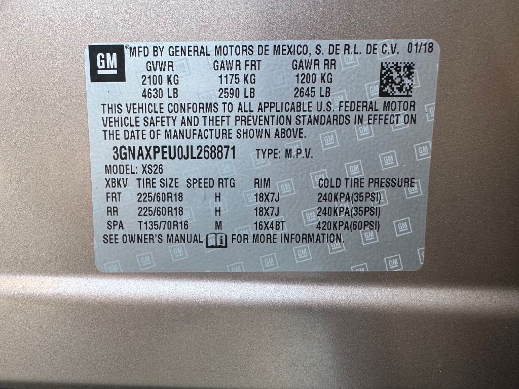 2018 Chevrolet Equinox Image 16