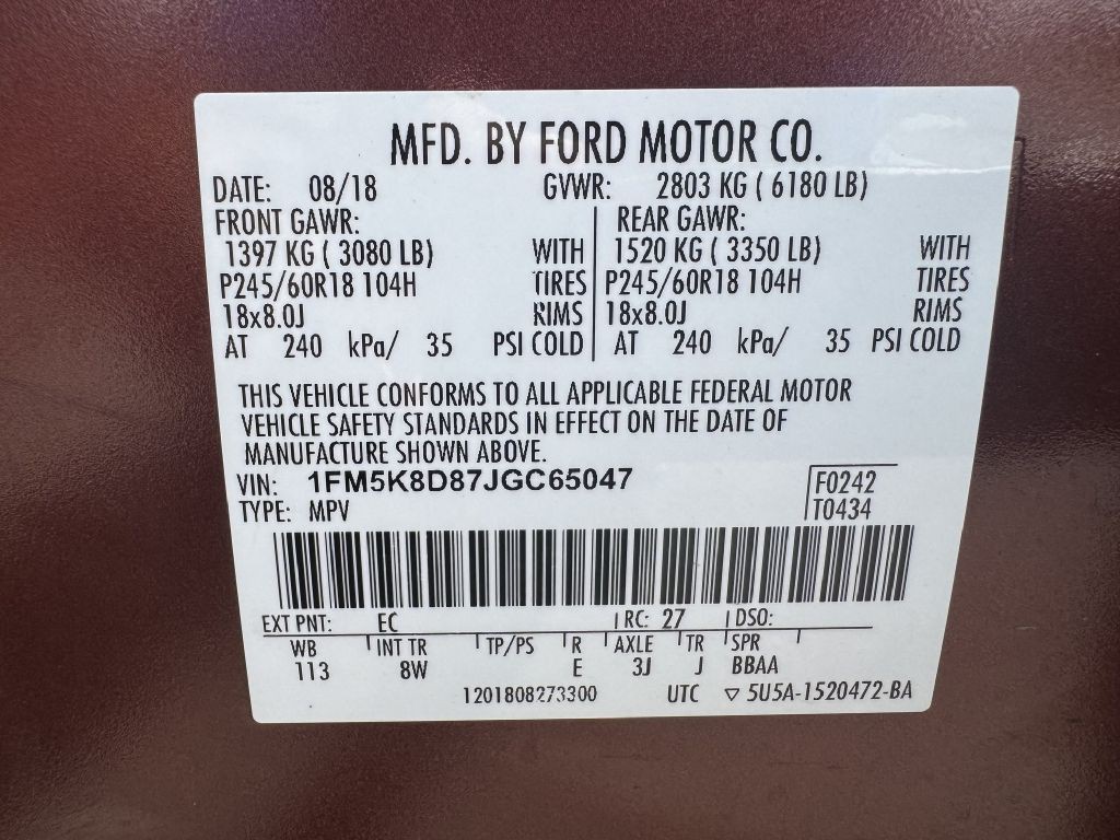 2018 Ford Explorer Image 16
