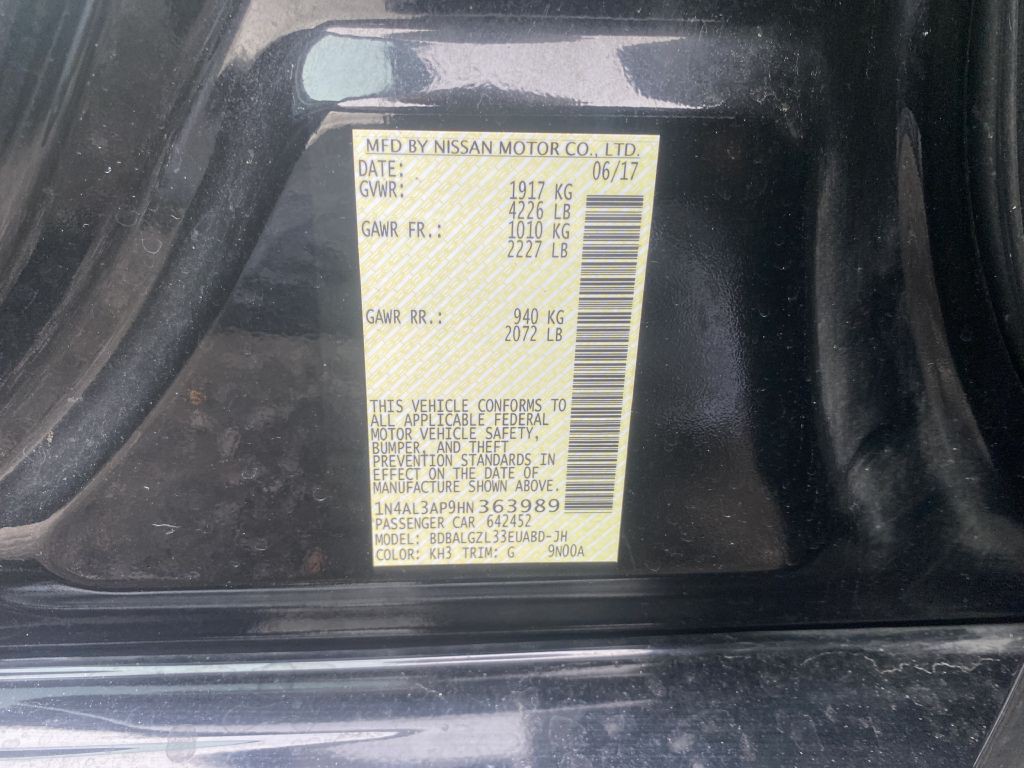 2017 Nissan Altima Image 15