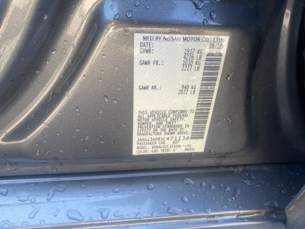 2018 Nissan Altima Image 11