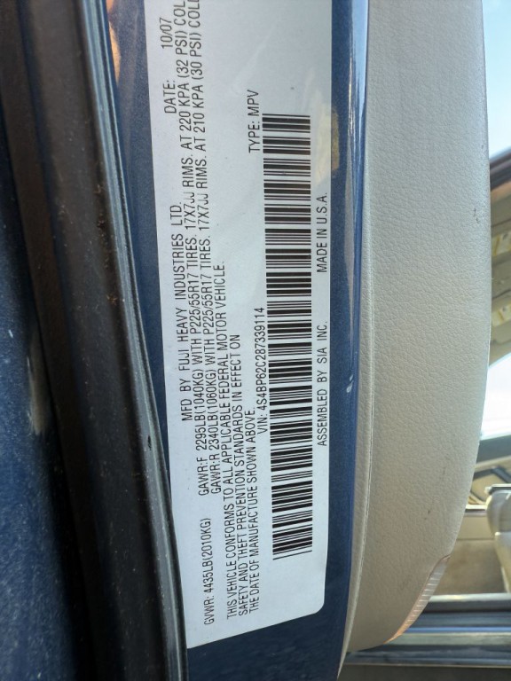 2008 Subaru Outback Image 15