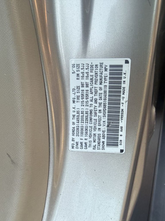 2006 Honda CR-V Image 16