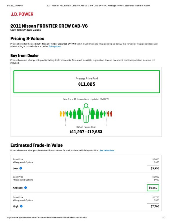 2011 Nissan Frontier Image 13