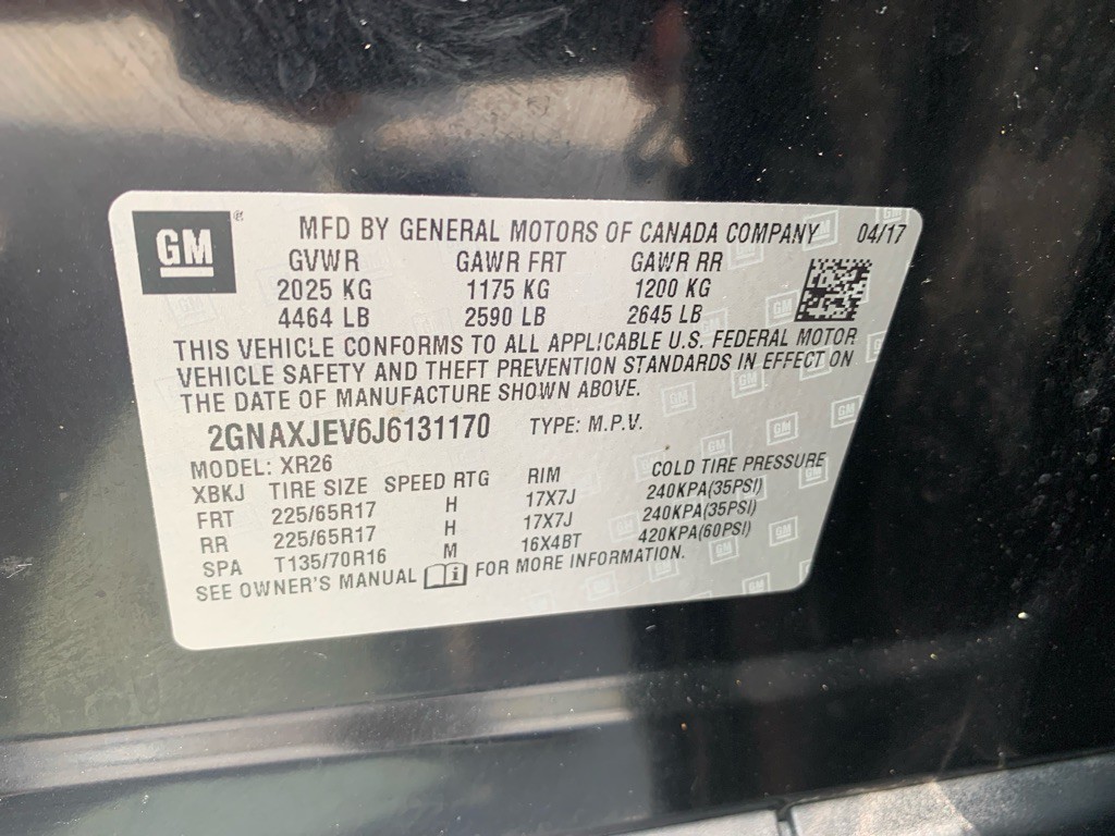 2018 Chevrolet Equinox Image 18