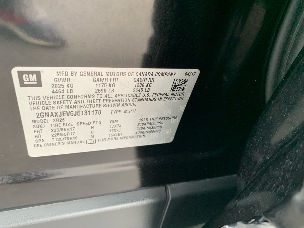 2018 Chevrolet Equinox Image 47