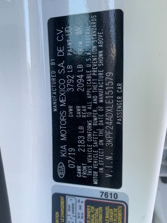 2020 Kia Forte Image 15