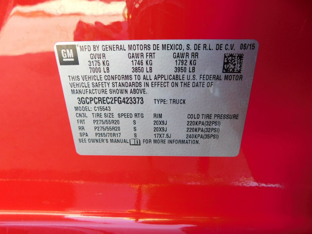 2015 Chevrolet Silverado 1500 Image 19