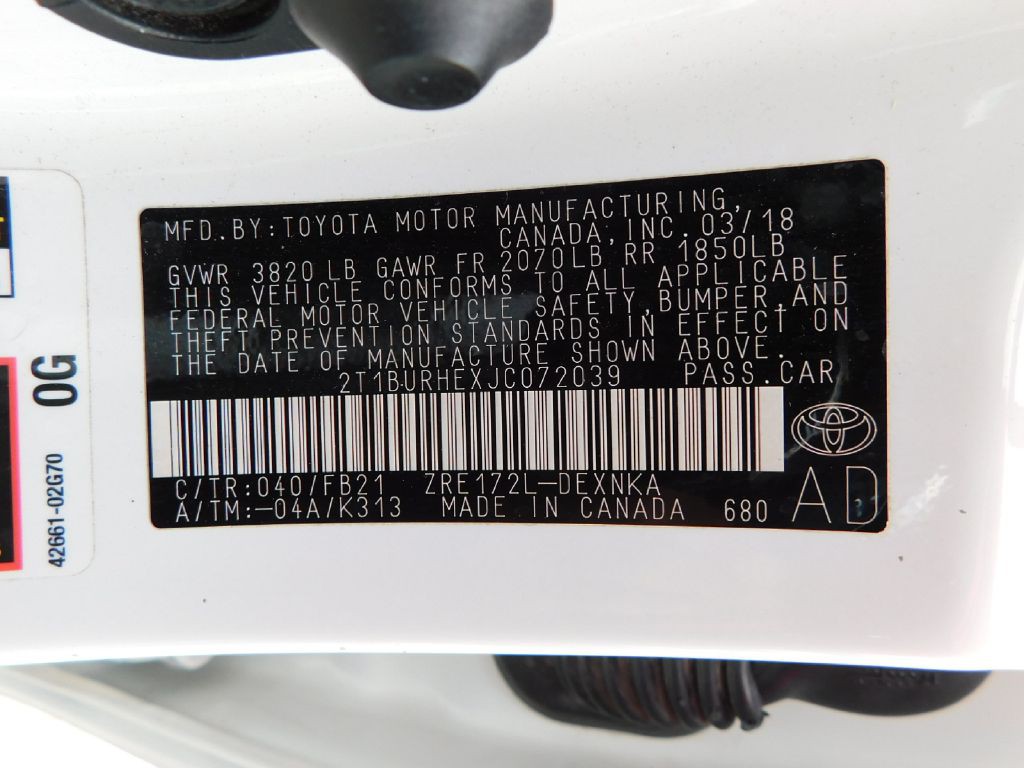 2018 Toyota Corolla Image 18