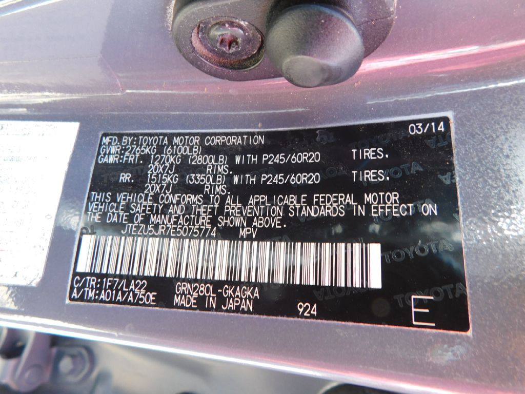 2014 Toyota 4Runner Image 20