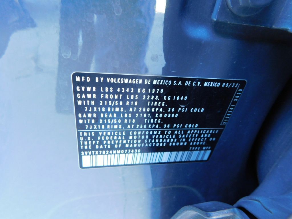 2022 Volkswagen Taos Image 21