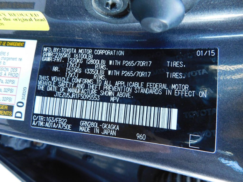 2015 Toyota 4Runner Image 18