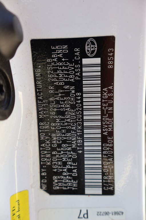 2012 Toyota Camry Image 13