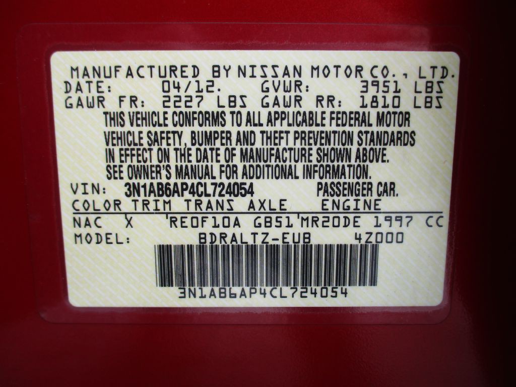 2012 Nissan Sentra Image 35