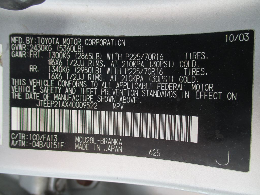 2004 Toyota Highlander Image 34