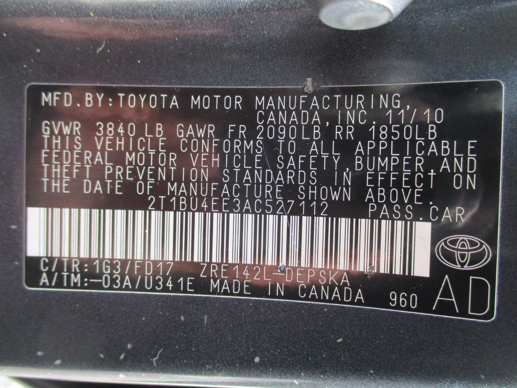 2010 Toyota Corolla Image 39