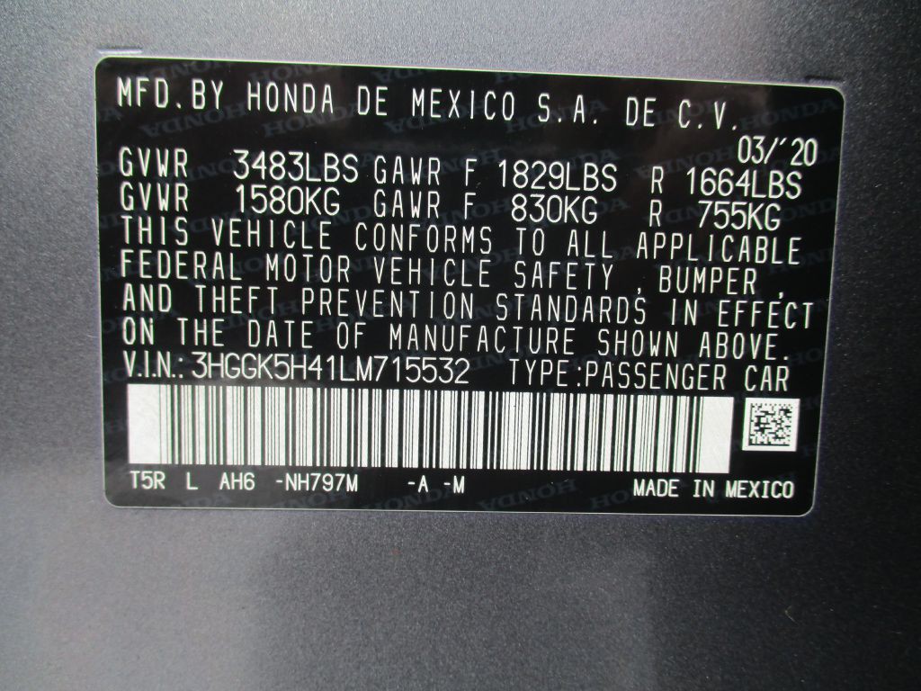 2020 Honda Fit Image 36